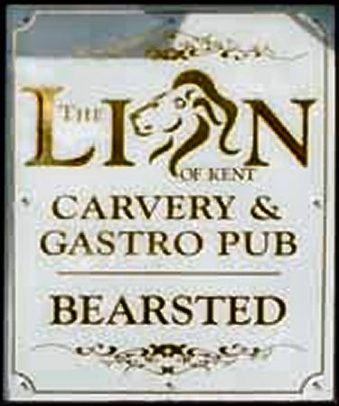 Lion of Kent sign 2016