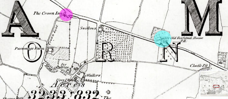 Map of Shorne 1895