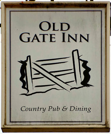 Old Gate Inn sign 2016