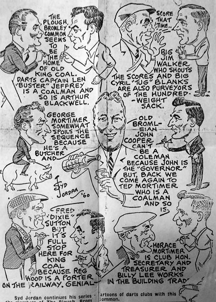 Syd Jordan cartoon, 1960