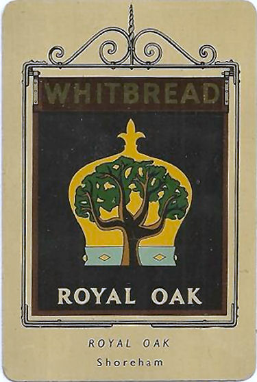 Royal Oak Whitbread card