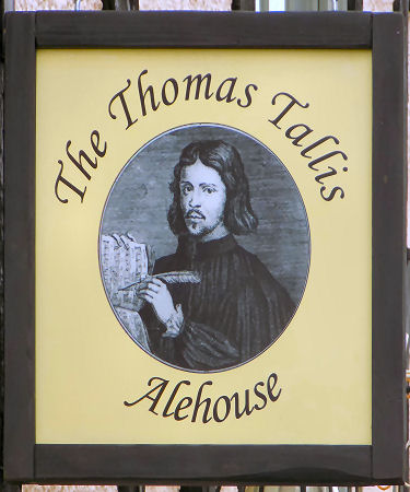 Thomas Tallis sign 2016