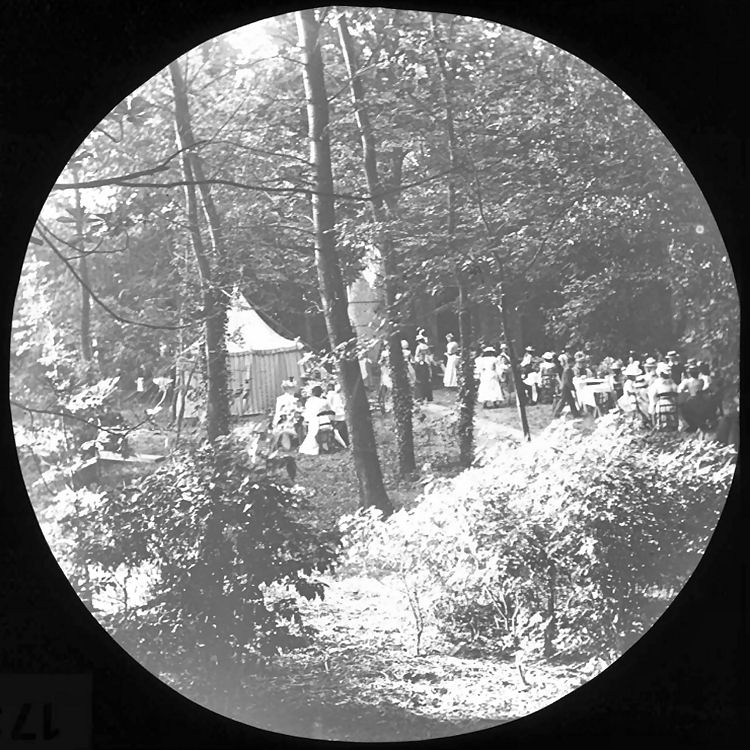 Tivoli Gardens magic lantern slide 1898
