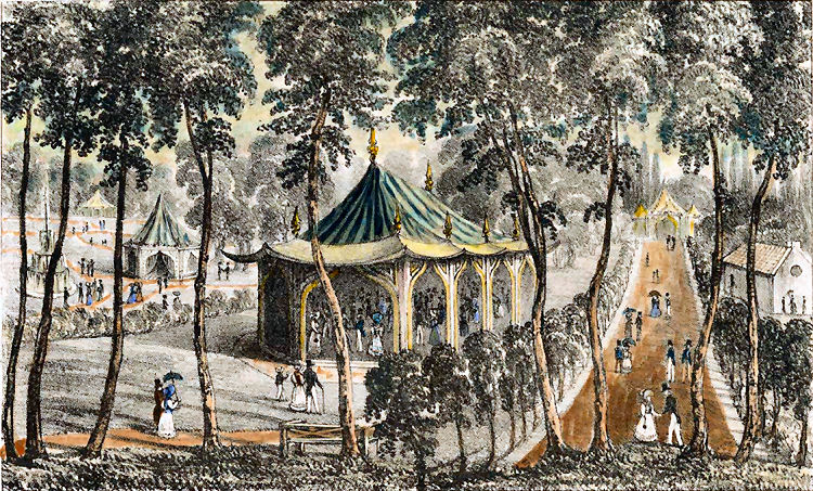 Tivoli painting 1830s