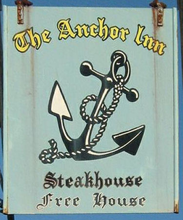 Anchor Inn sign 2014