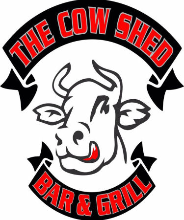 Cow Shed Bar and Grill sign 2017