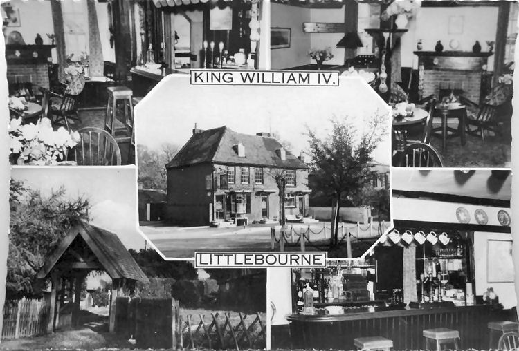 King William IV postcard 1948