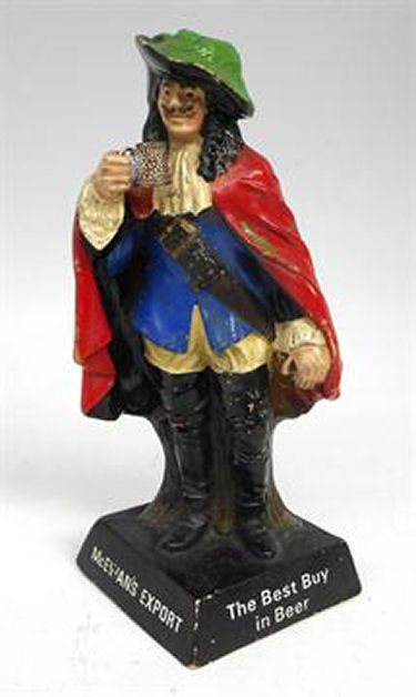McEwand Cavalier back bar figurine