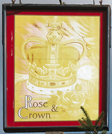Rose and Crown sign 2011