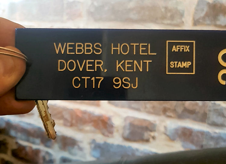 Webbs Hotel Key