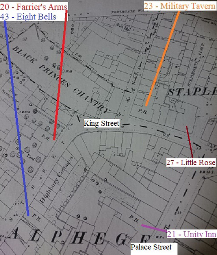 Canterbury map 1874