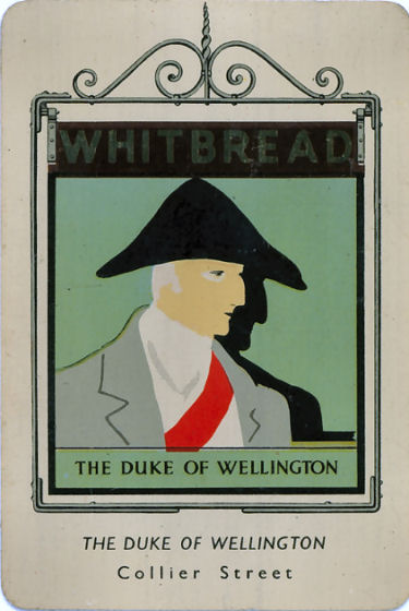 Duke of Wellington Whitbread sign