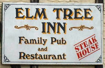 Elm Tree sign 2009