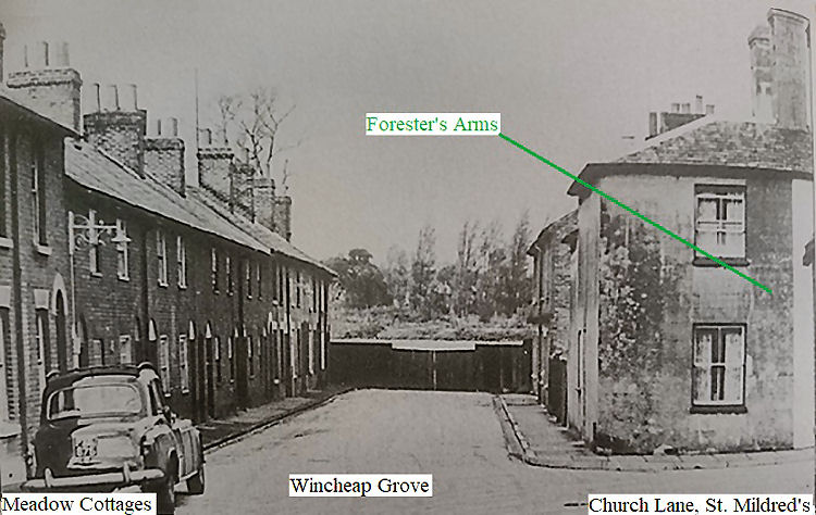 Forester's Arms building 1959