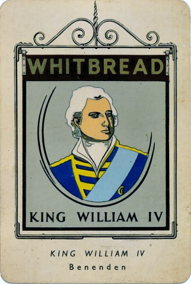 King William IV Whitbread sign