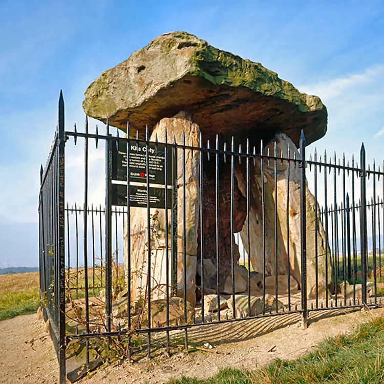 Burial chamber at Kits Coty House
