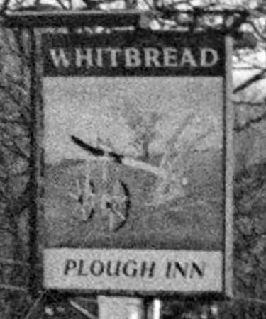 Plough Inn sign 1976