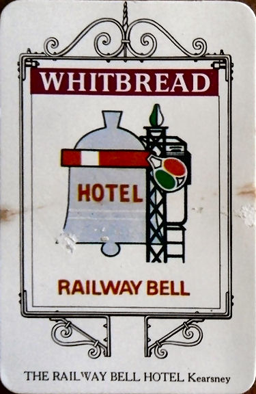 Railway Bell Whitbread card