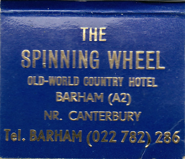 Spinning Wheel matchbox 1974