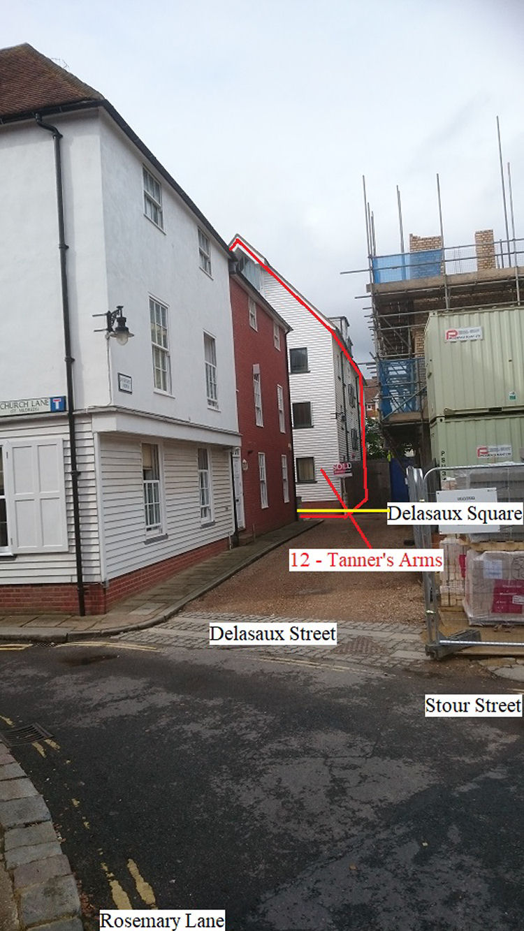 Tanner's Arms location 2017