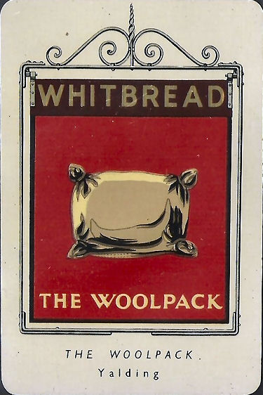 Woolpack Whitbread sign