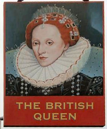 British Queen sign 2010