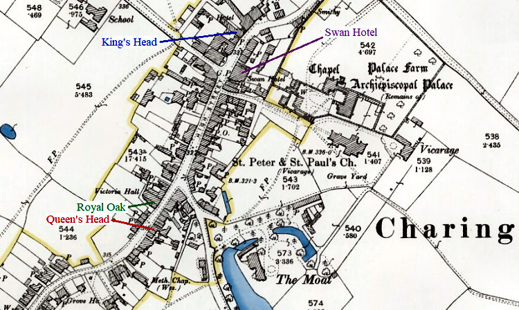 Charing map 1896