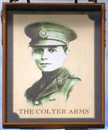 Colyer Arms sign 2010