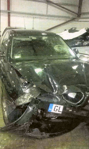 Seat Ibiza crash