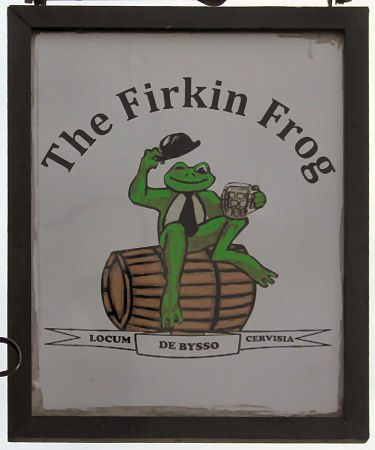 Firkin Frog sign 2018