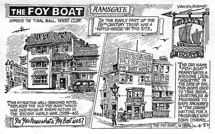 Foy Boat postcard