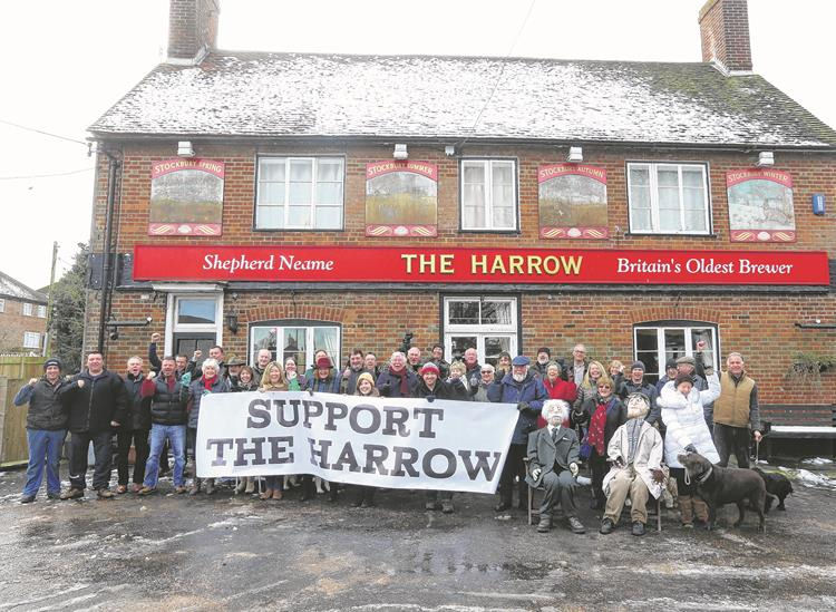 Harrow supporters