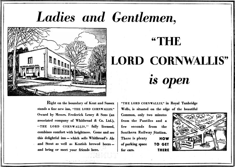 Lord Cornwallis opening 1937