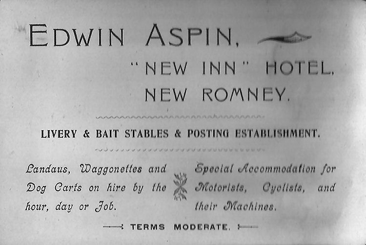 New Inn business card 1900