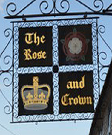 Rose and Crown sign 2015
