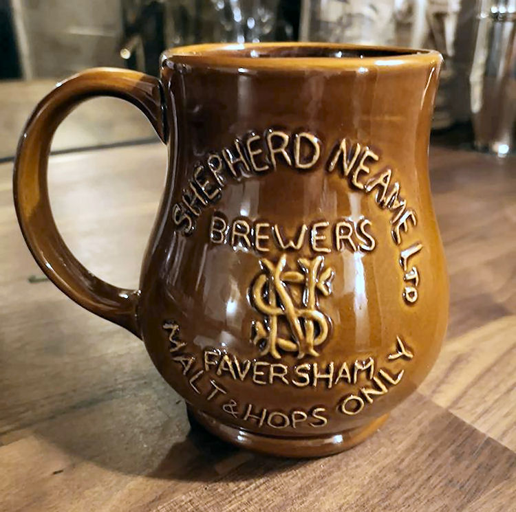 Shepherd Neame mug 1990s