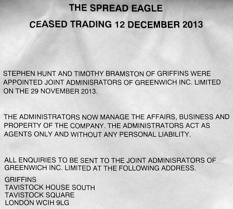 Spread Eagle closure