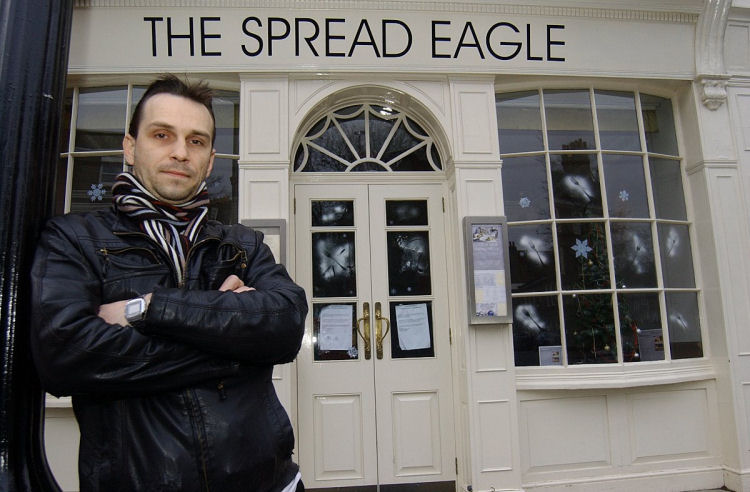 Spread Eagle manager Petr Dvorak