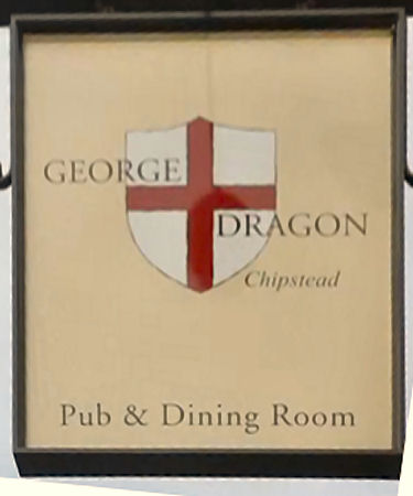 George and Dragon sign 2018