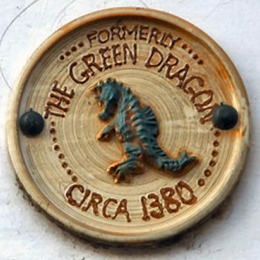 Green Dragon plaque 2018