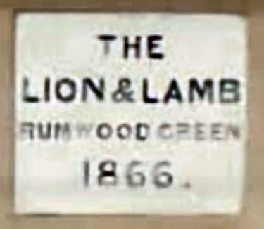 Lion and Lamb plaque