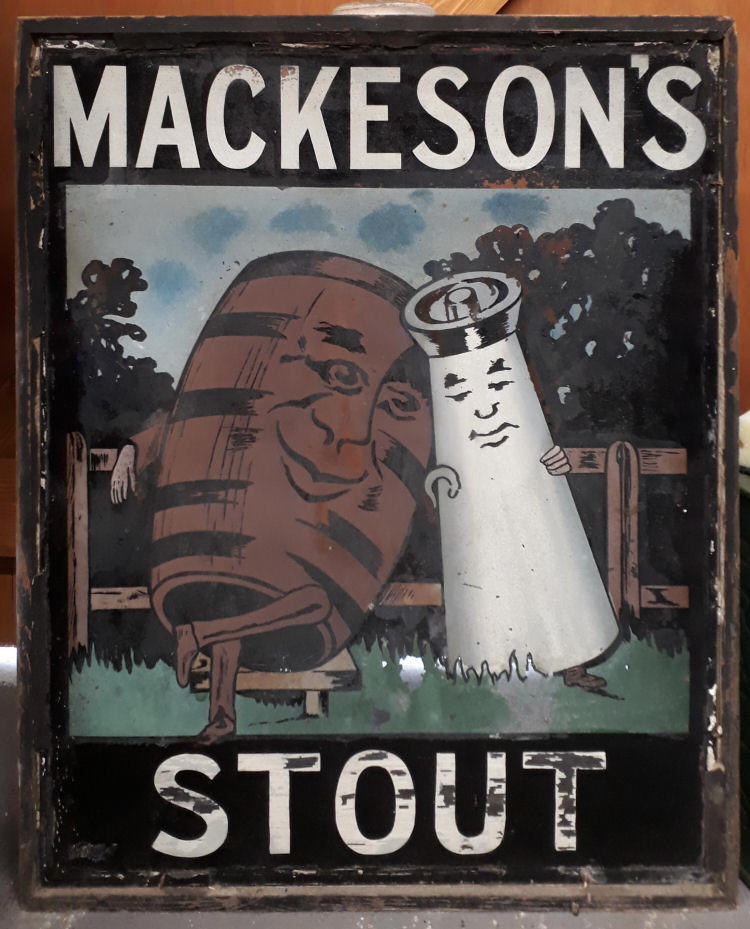 Mackeson Stout sign