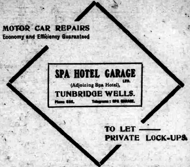 Spa Hotel advert 1920