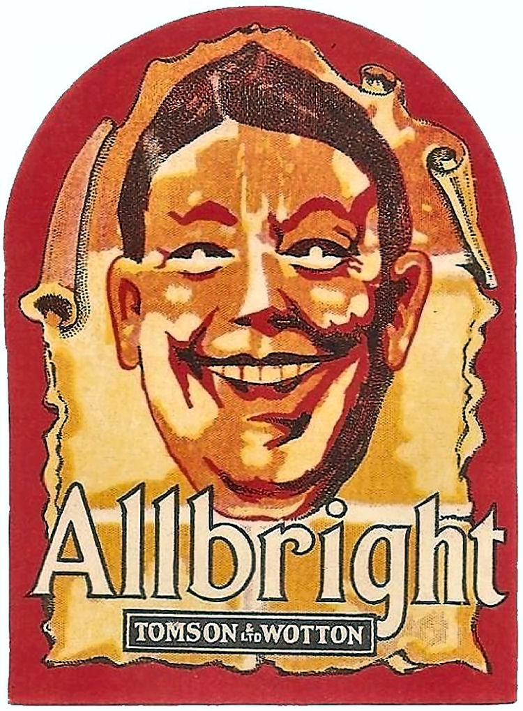 Allbright Bitter label