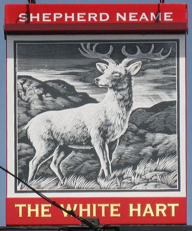 White Hart sign 2000