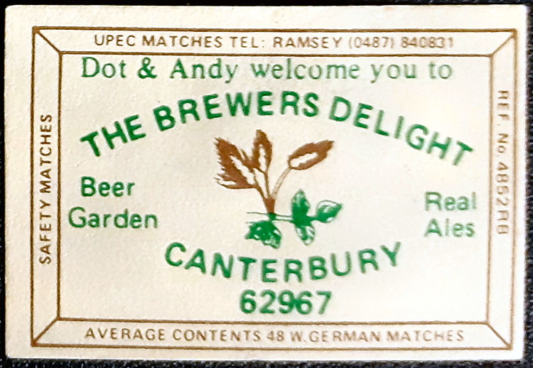 Brewers Delight matches