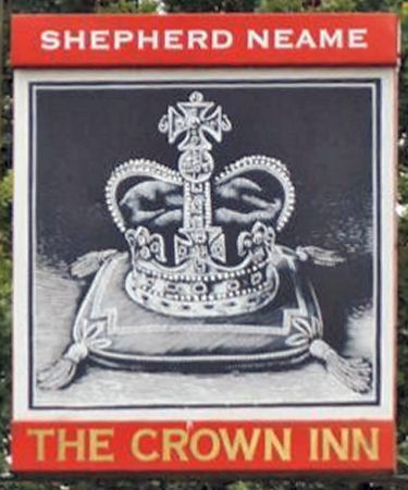 Crown Inn sign 2018