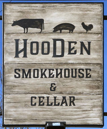 Hooden Smokehouse sign 2018