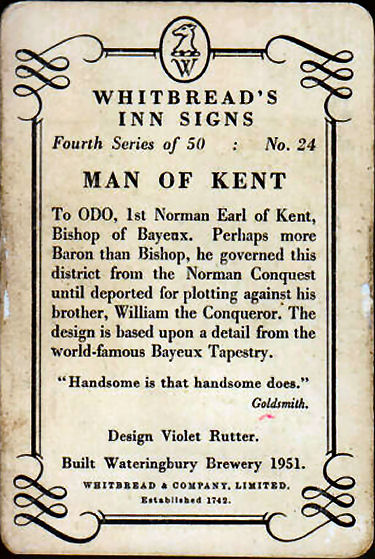 Man of Kent card 1953