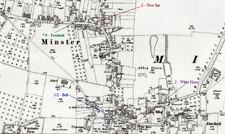 Minster map 1905